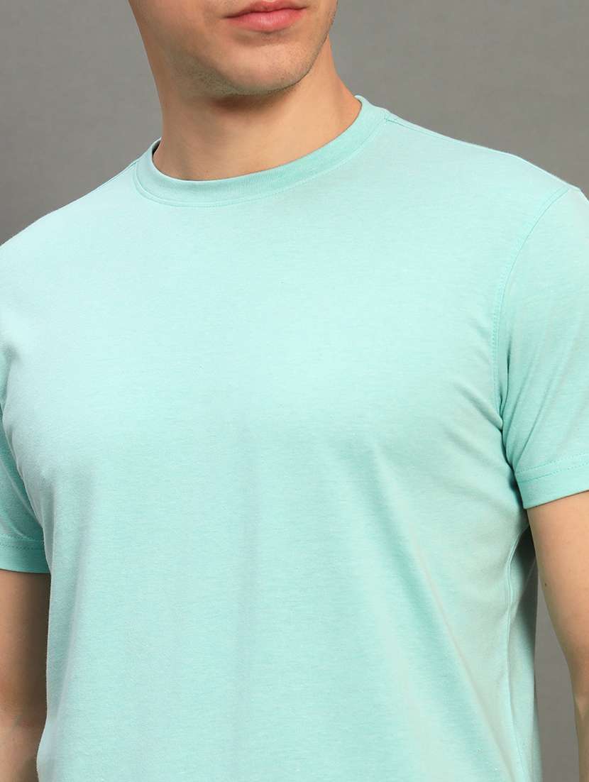 men solid short sleeve regualr fit t-shirt - 21789605 -  Standard Image - 4