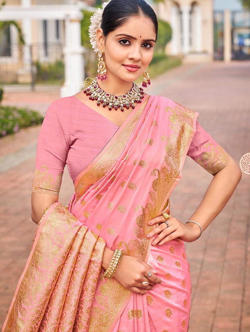 women self design banarasi festive wear saree with blouse - 21789623 - Standard Image - 1