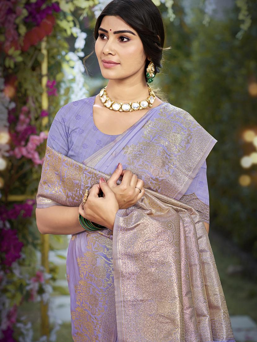 women self design banarasi festive wear saree with blouse - 21789627 - Standard Image - 1