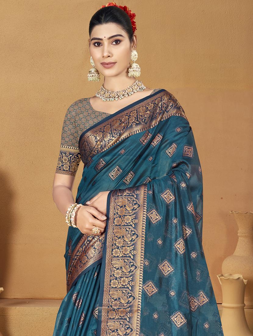 women self design banarasi festive wear saree with blouse - 21789684 - Standard Image - 1