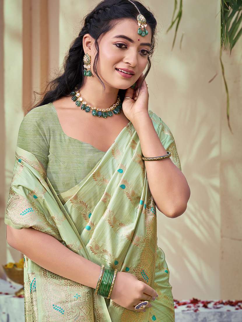 women self design banarasi saree with blouse - 21789711 -  Standard Image - 1