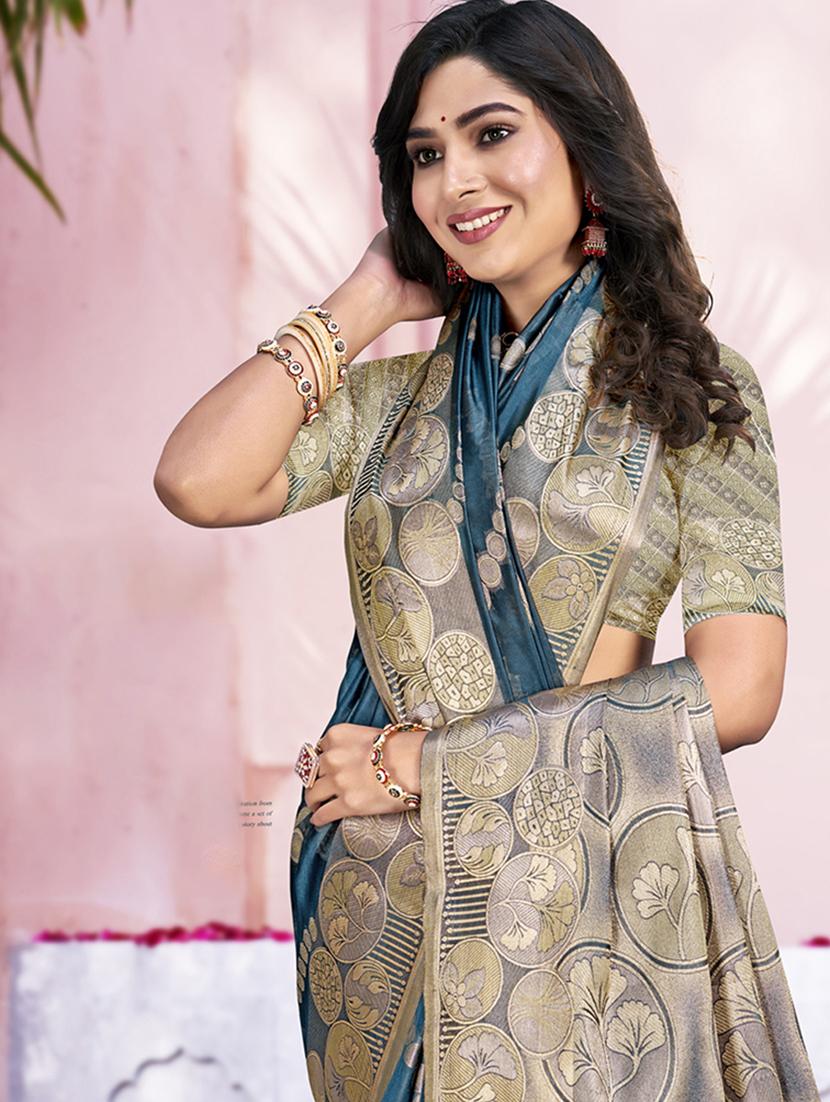women self design banarasi saree with blouse - 21789722 -  Standard Image - 1