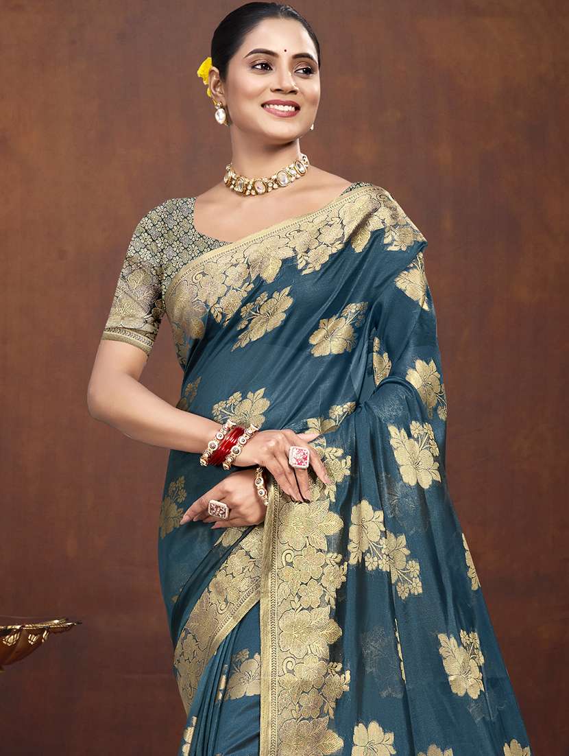 women self design banarasi saree with blouse - 21789733 -  Standard Image - 1