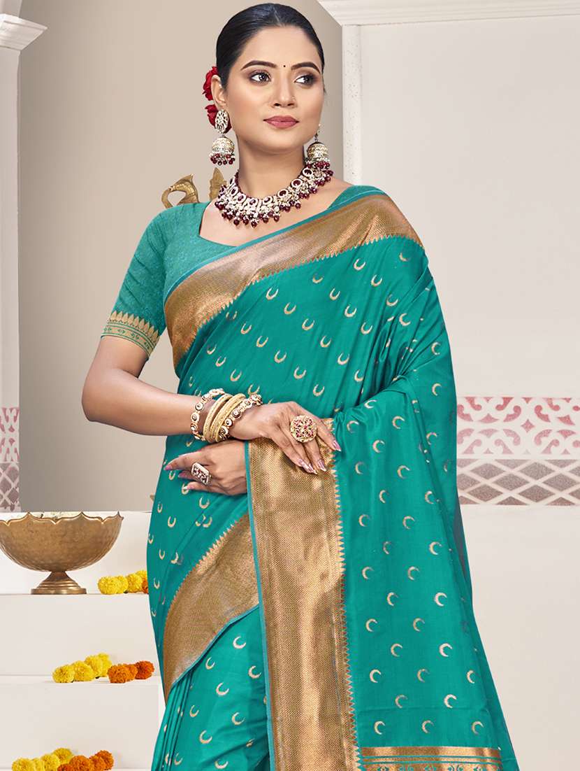 women self design paithani festive wear saree with blouse - 21789767 -  Standard Image - 1