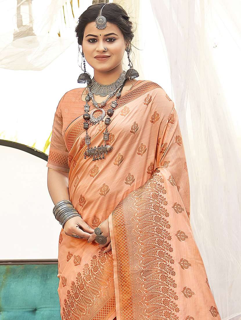 women self design banarasi saree with blouse - 21789775 -  Standard Image - 1