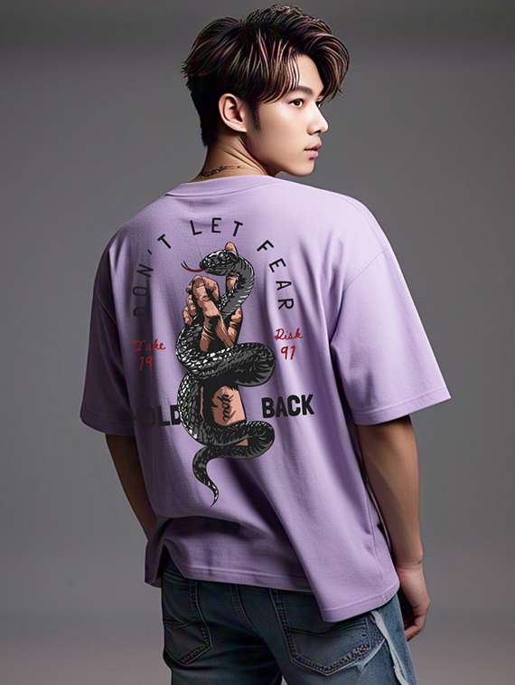 men printed short sleeves oversized t-shirt - 21790775 -  Standard Image - 1