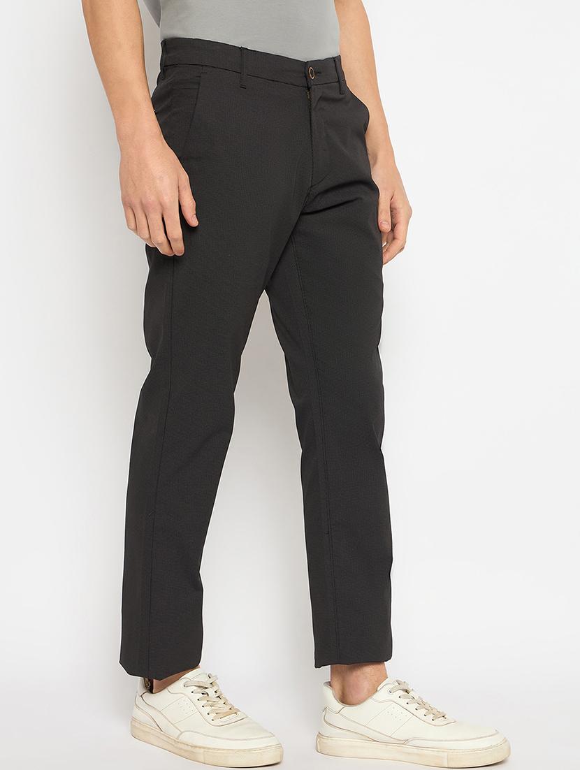 men solid mid rise casual chinos - 21790968 -  Standard Image - 1