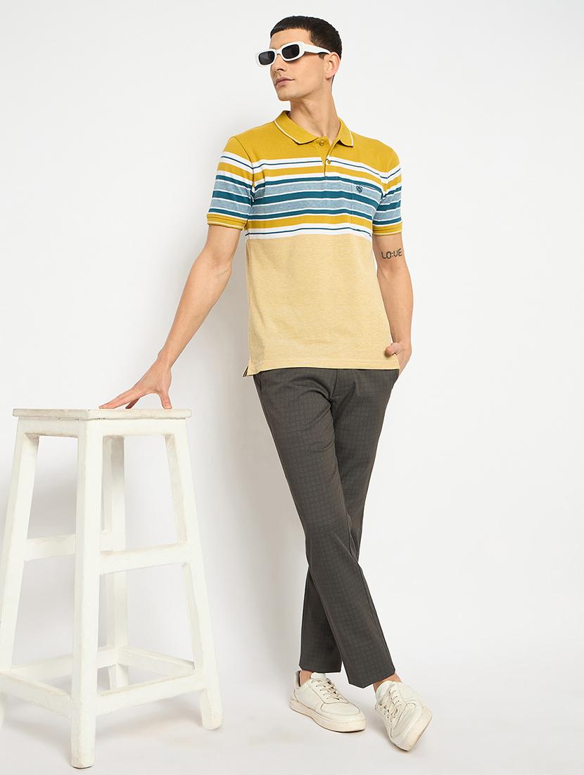 men solid mid rise casual chinos - 21790975 - Standard Image - 4