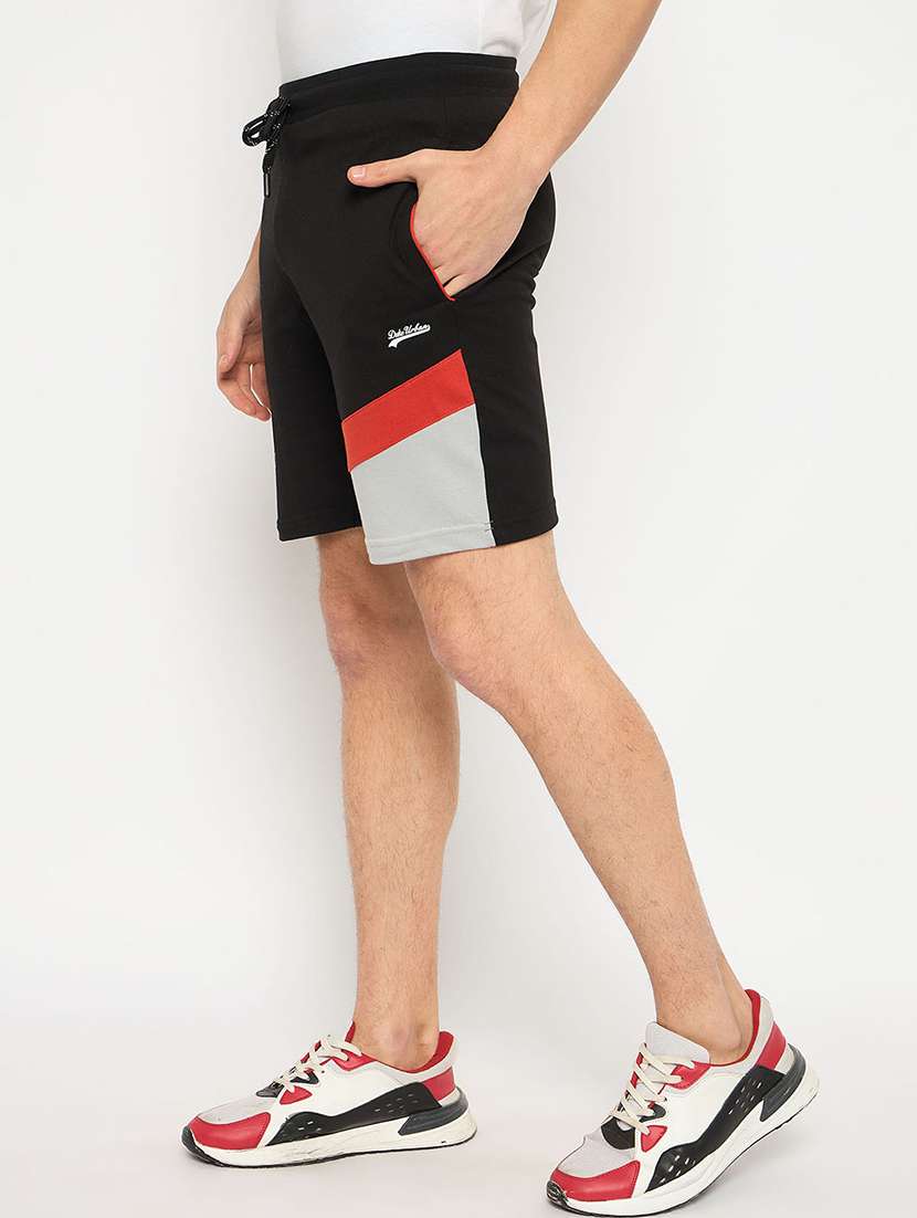men color blocked mid rise short - 21790981 -  Standard Image - 1