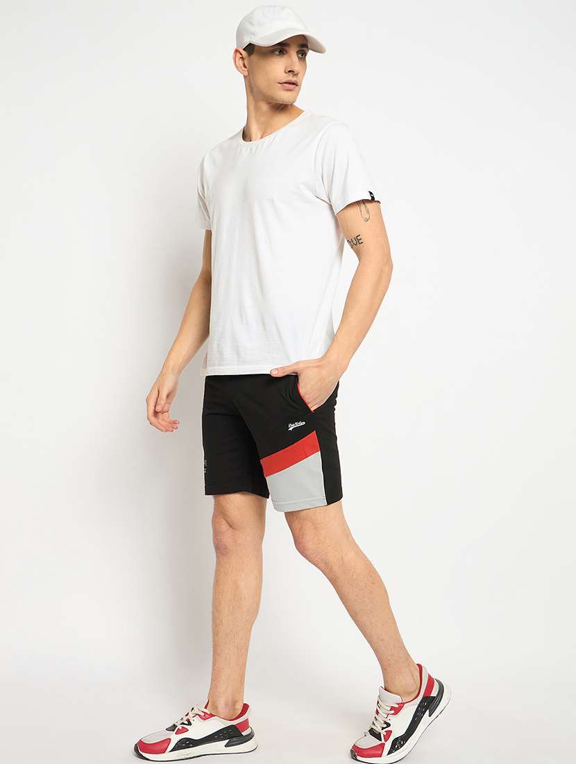 men color blocked mid rise short - 21790981 -  Standard Image - 4