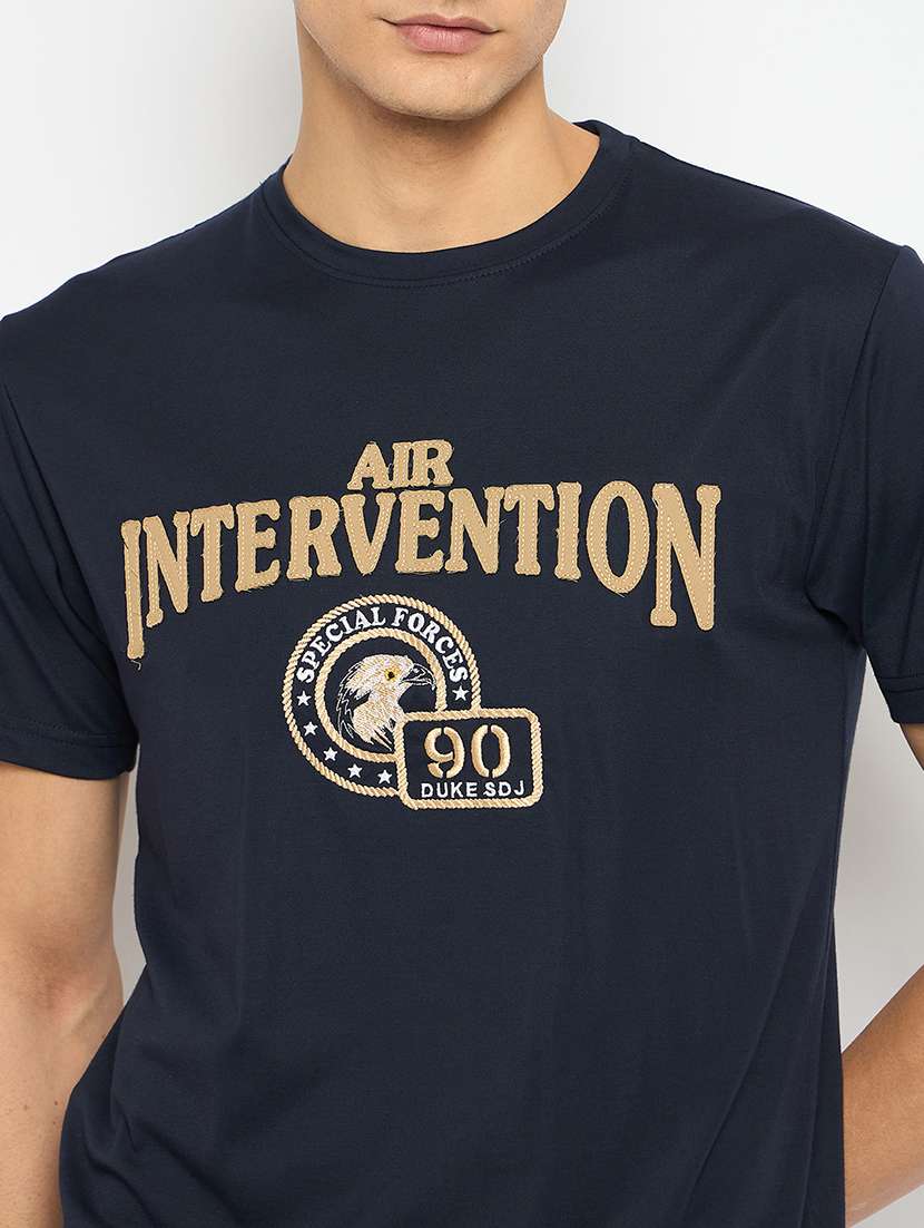 men front print short sleeves t-shirt - 21790995 -  Standard Image - 4