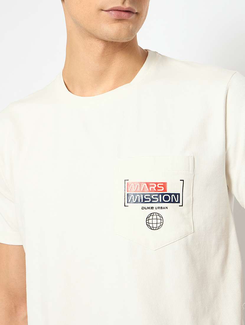 men placement print short sleeves t-shirt - 21791029 - Standard Image - 4