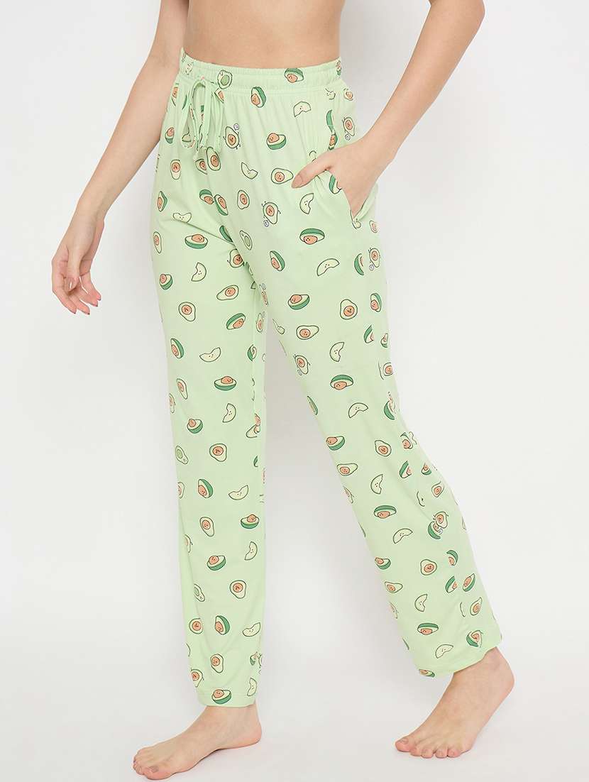 women printed mid rise pajama - 21791044 -  Standard Image - 1