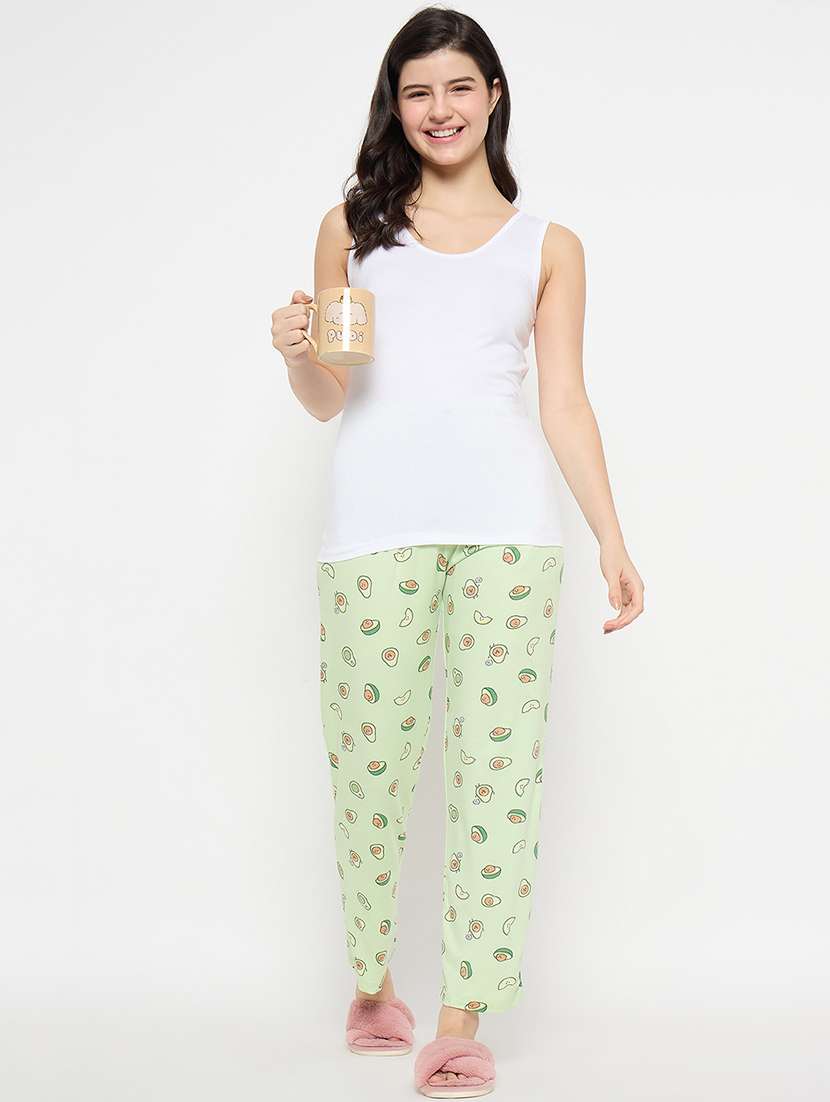 women printed mid rise pajama - 21791044 -  Standard Image - 4