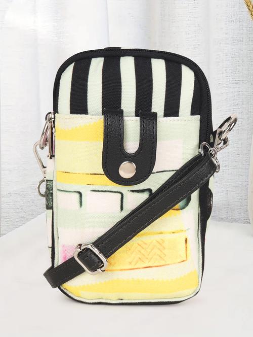 women black canvas sling bag - 21791388 -  Standard Image - 0