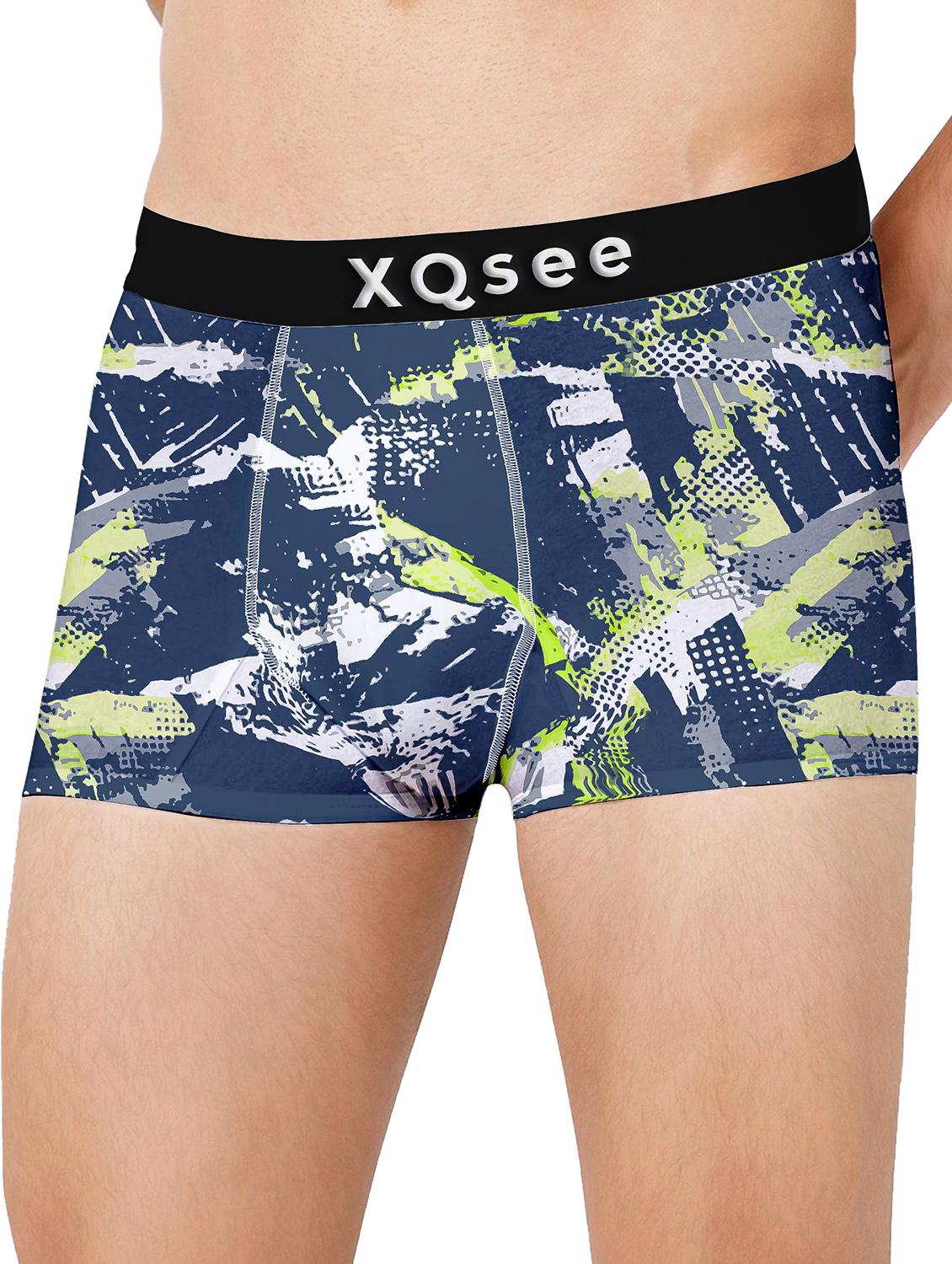 men printed low rise trunks brief - 21793193 - Standard Image - 1