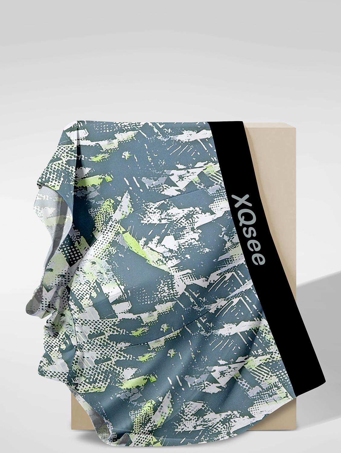 men pack of 3 printed low rise trunks brief - 21793207 - Standard Image - 4