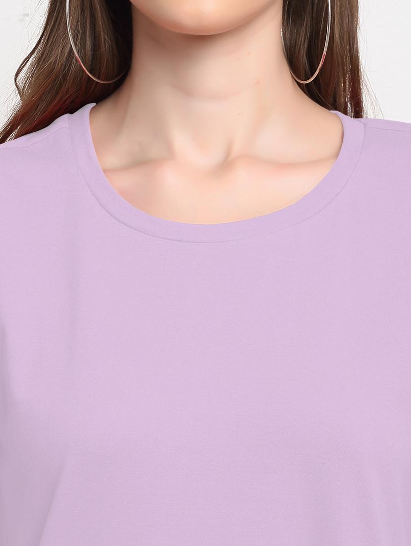 women solid short sleeves a-line dress - 21793255 - Standard Image - 4