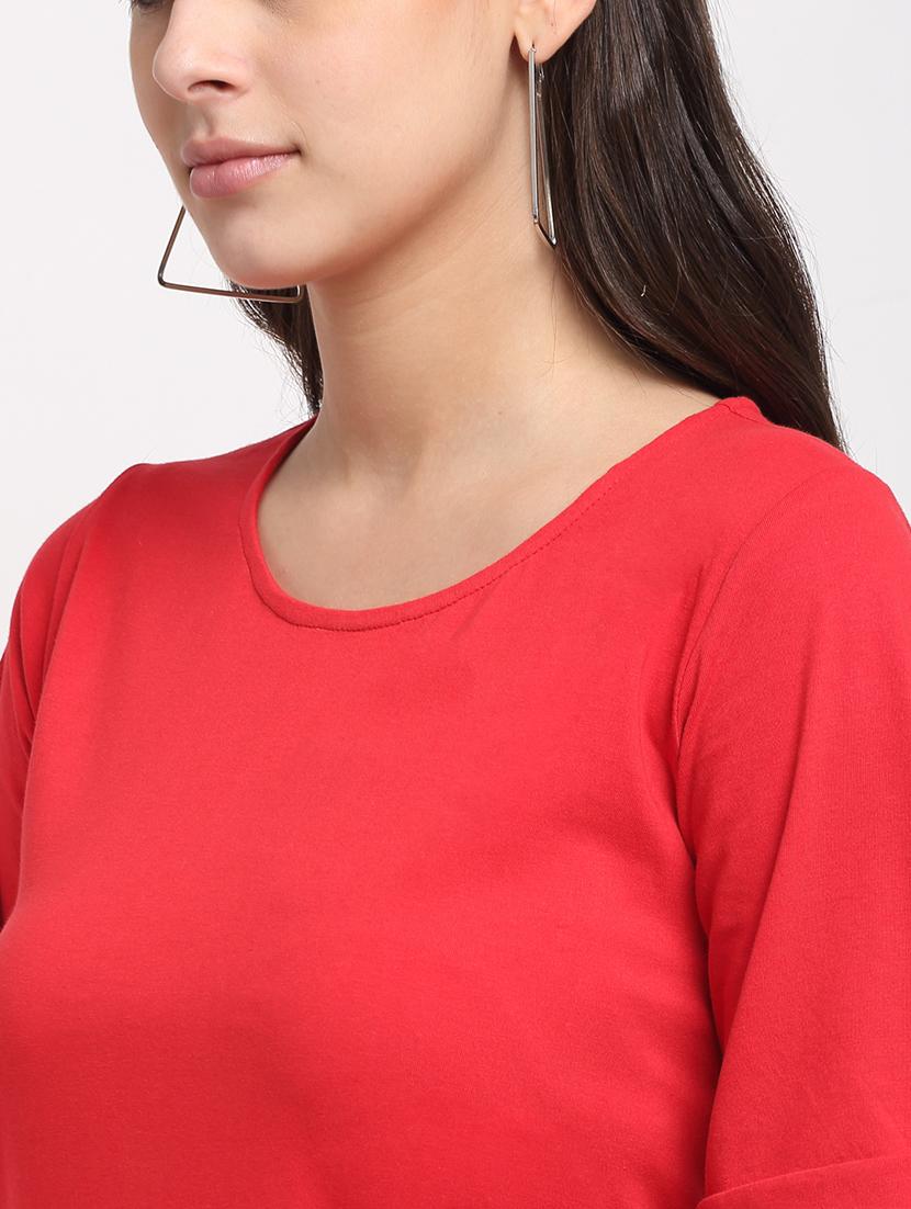 women solid short sleeves shift dress - 21793281 - Standard Image - 4