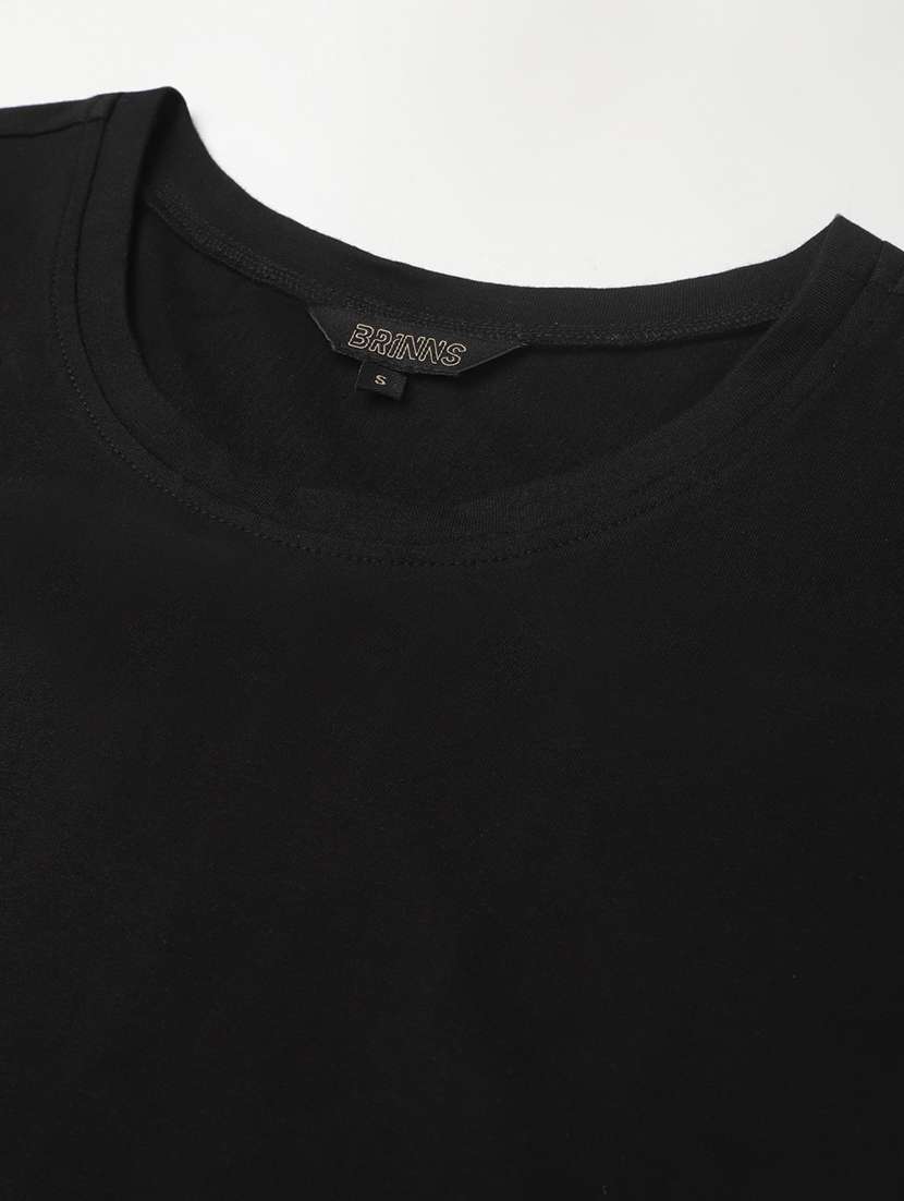 women solid short sleeves t-shirt dress - 21793285 -  Standard Image - 4