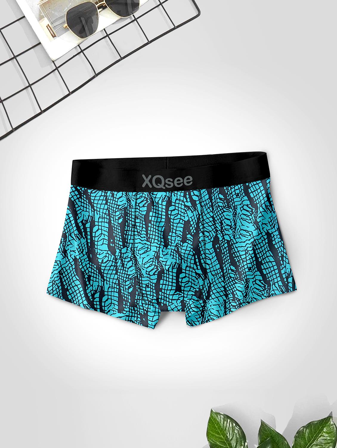 men pack of 3 printed low rise trunks brief - 21793342 - Standard Image - 1