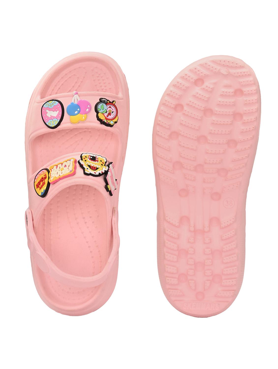 women pink solid clogs - 21793363 - Standard Image - 4