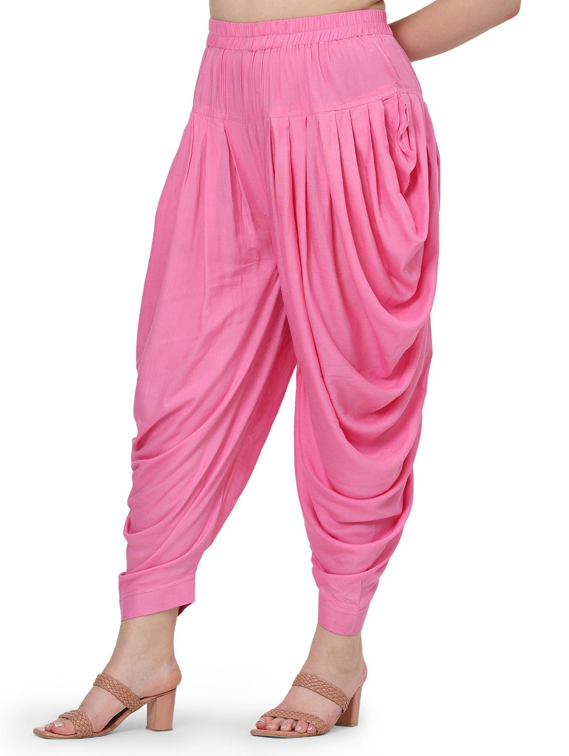 women solid mid rise dhoti salwar - 21793408 - Standard Image - 1