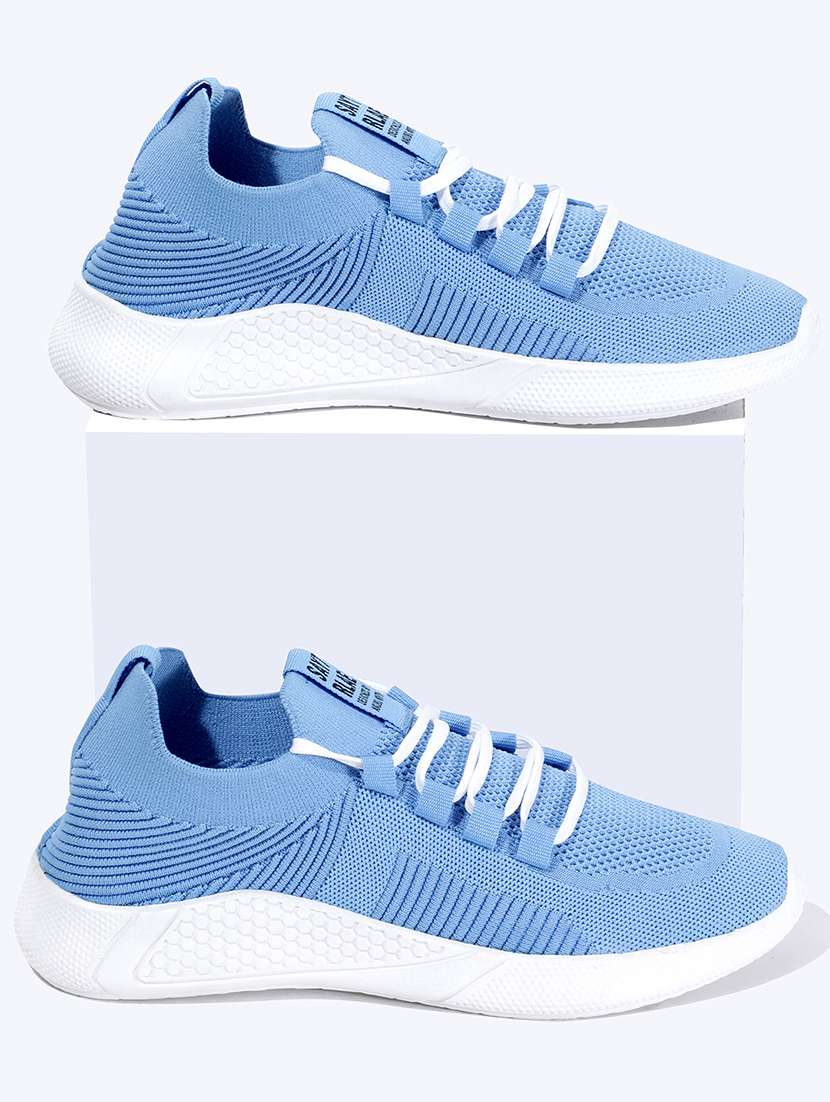 men blue lace up sport shoe - 21793827 -  Standard Image - 1