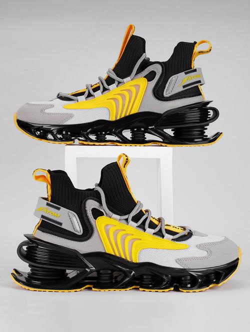 men lace up high ankle sneaker - 21793861 - Standard Image - 0