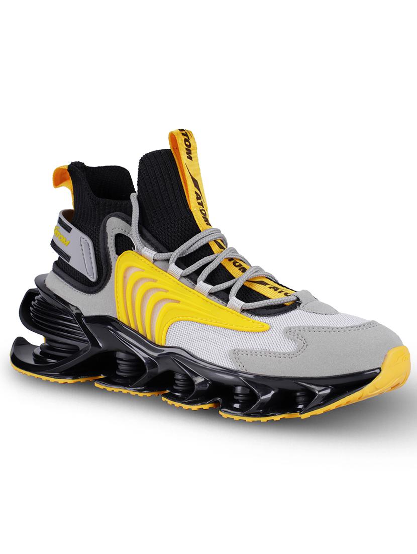 men lace up high ankle sneaker - 21793861 - Standard Image - 1