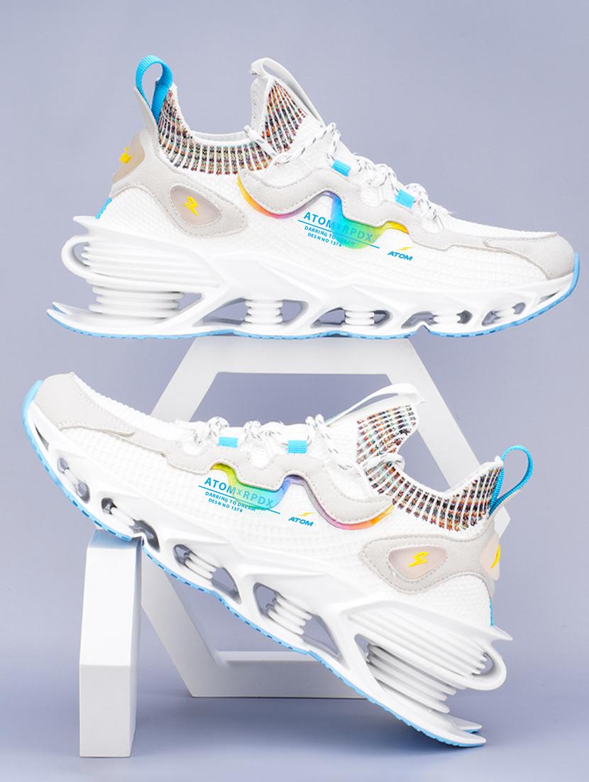 men white lace up sneaker - 21793867 -  Standard Image - 1