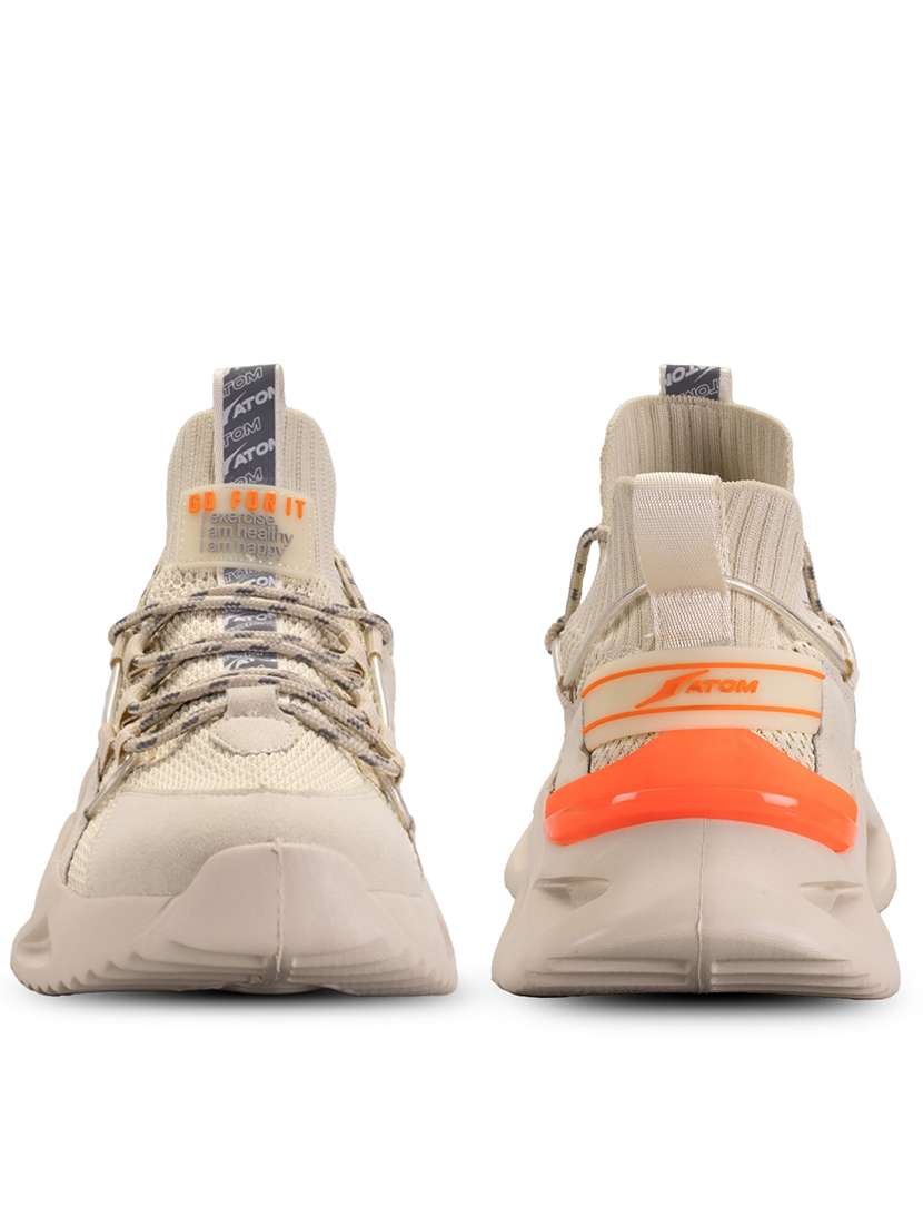 men beige lace up sneaker - 21793895 -  Standard Image - 4