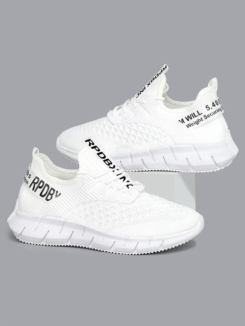 men white lace up sport shoe - 21793920 - Standard Image - 0
