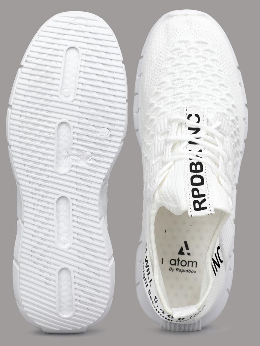 men white lace up sport shoe - 21793920 - Standard Image - 4
