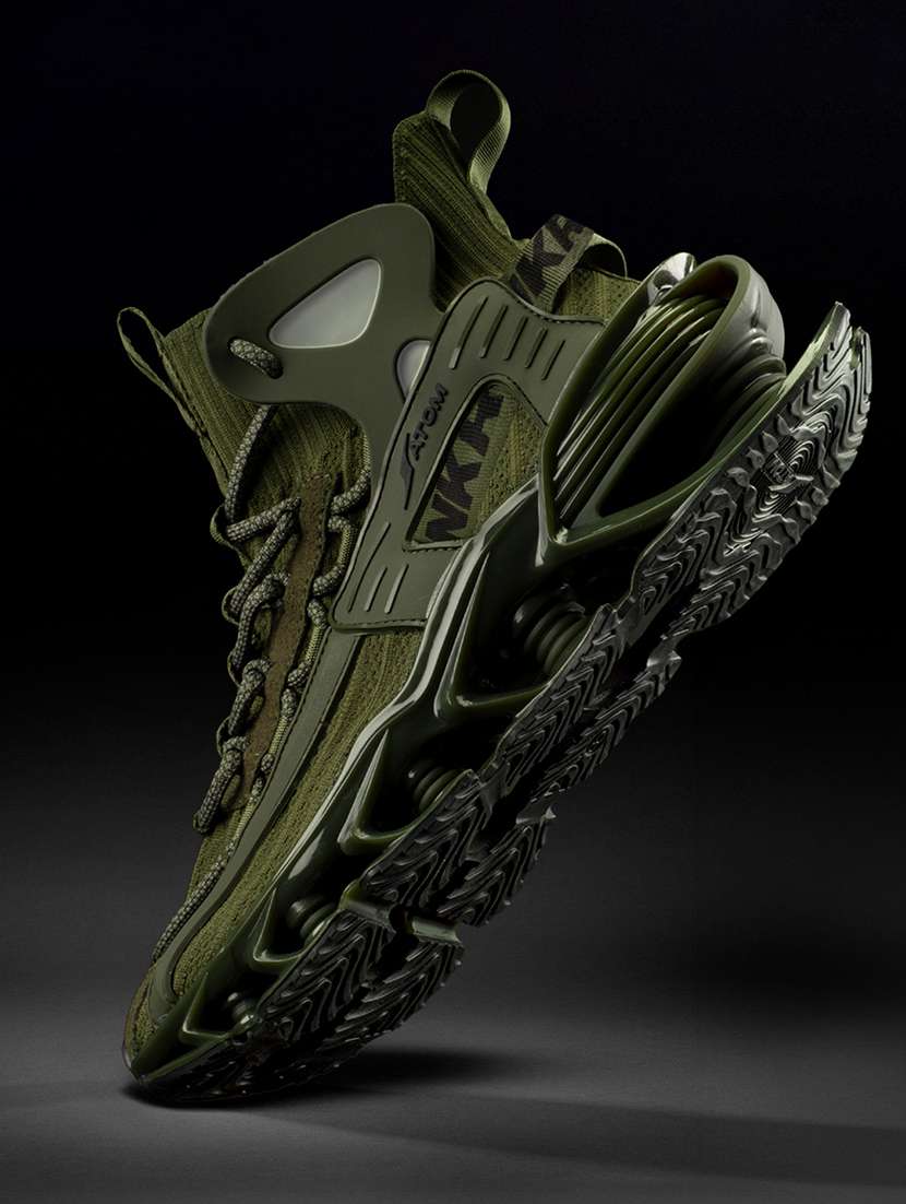 men olive lace up sneaker - 21793945 -  Standard Image - 1