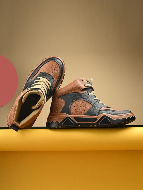 men color block lace up boot - 21794208 -  Standard Image - 0