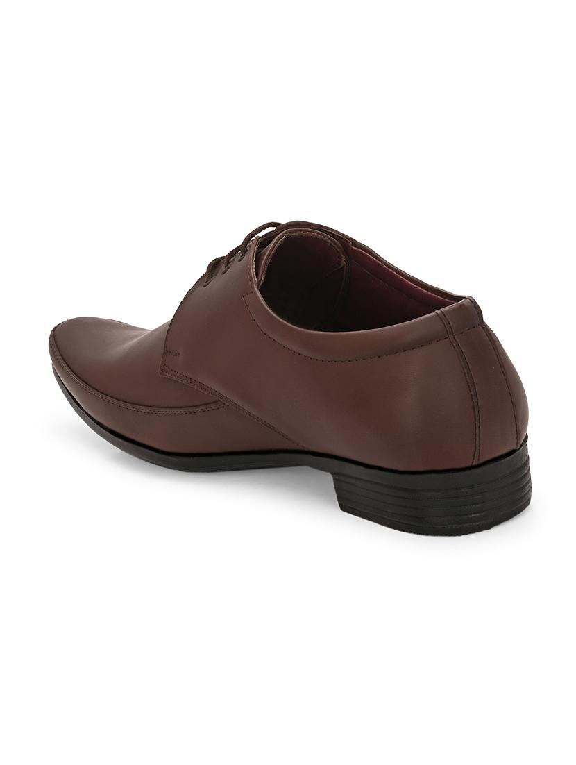 men brown lace-up derby - 21794217 - Standard Image - 4