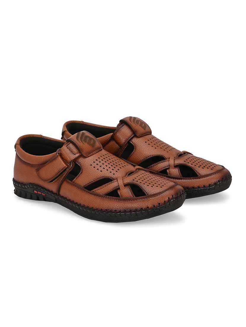 men tan fisherman sandal - 21794224 -  Standard Image - 1