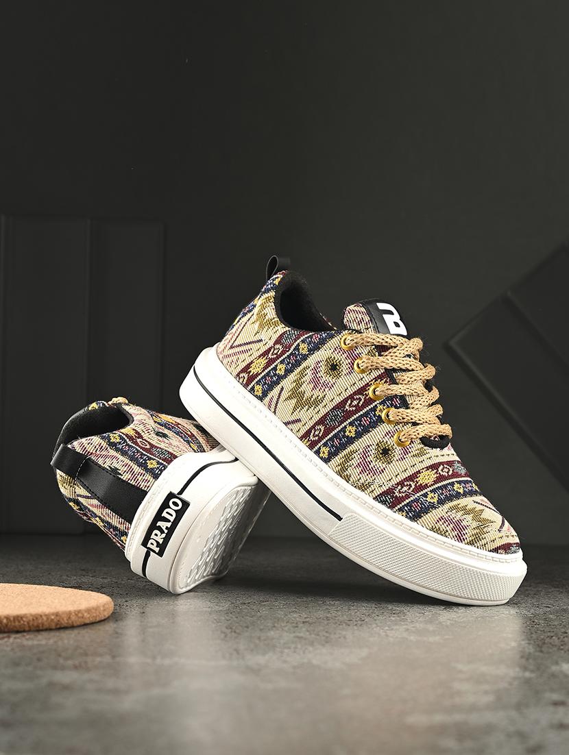 men self design lace up sneaker - 21794245 -  Zoom Image - 0