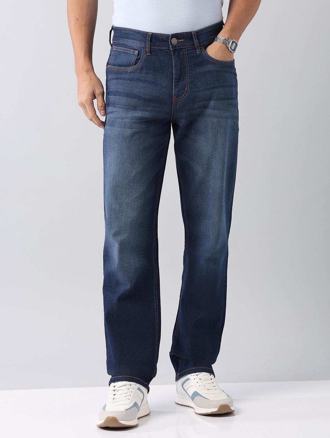 men mid rise ankle length relaxed fit jeans - 21794493 - Zoom Image - 0