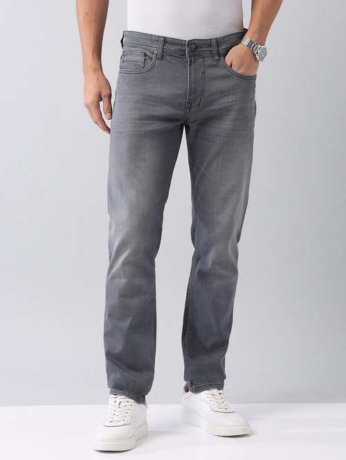 men mid rise ankle length relaxed fit jeans - 21794495 - Standard Image - 0
