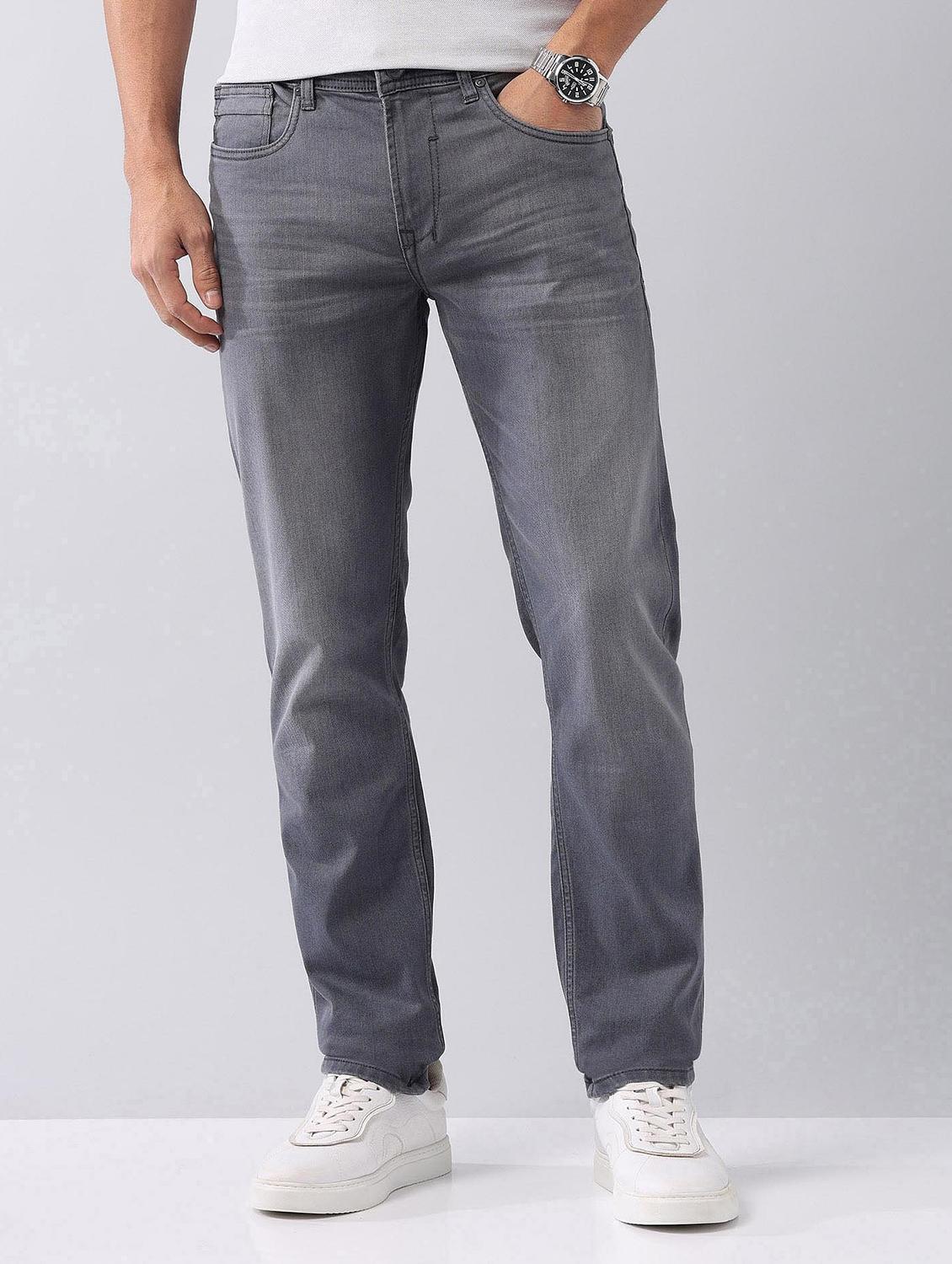 men mid rise ankle length relaxed fit jeans - 21794495 - Standard Image - 1
