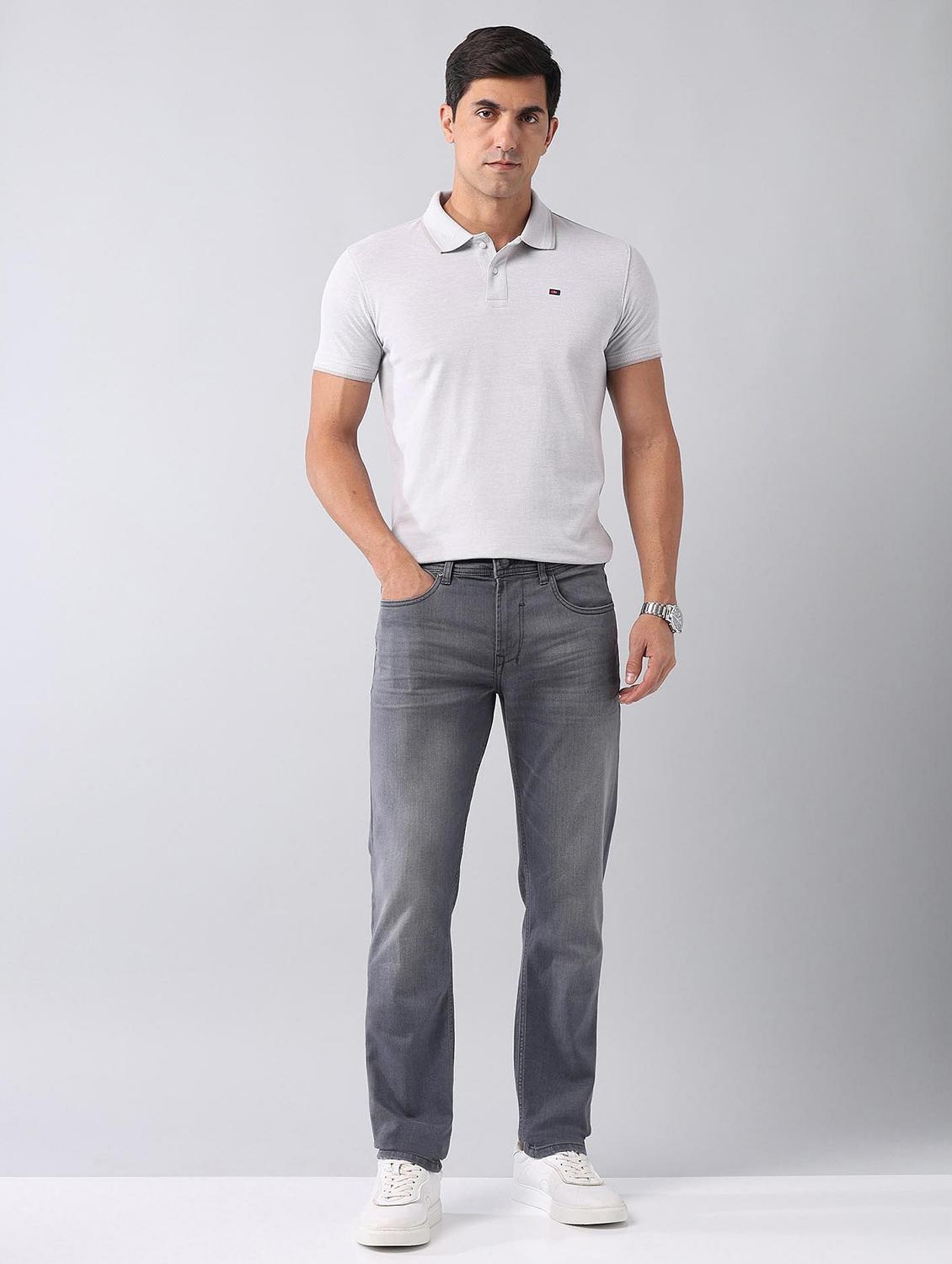 men mid rise ankle length relaxed fit jeans - 21794495 - Standard Image - 4