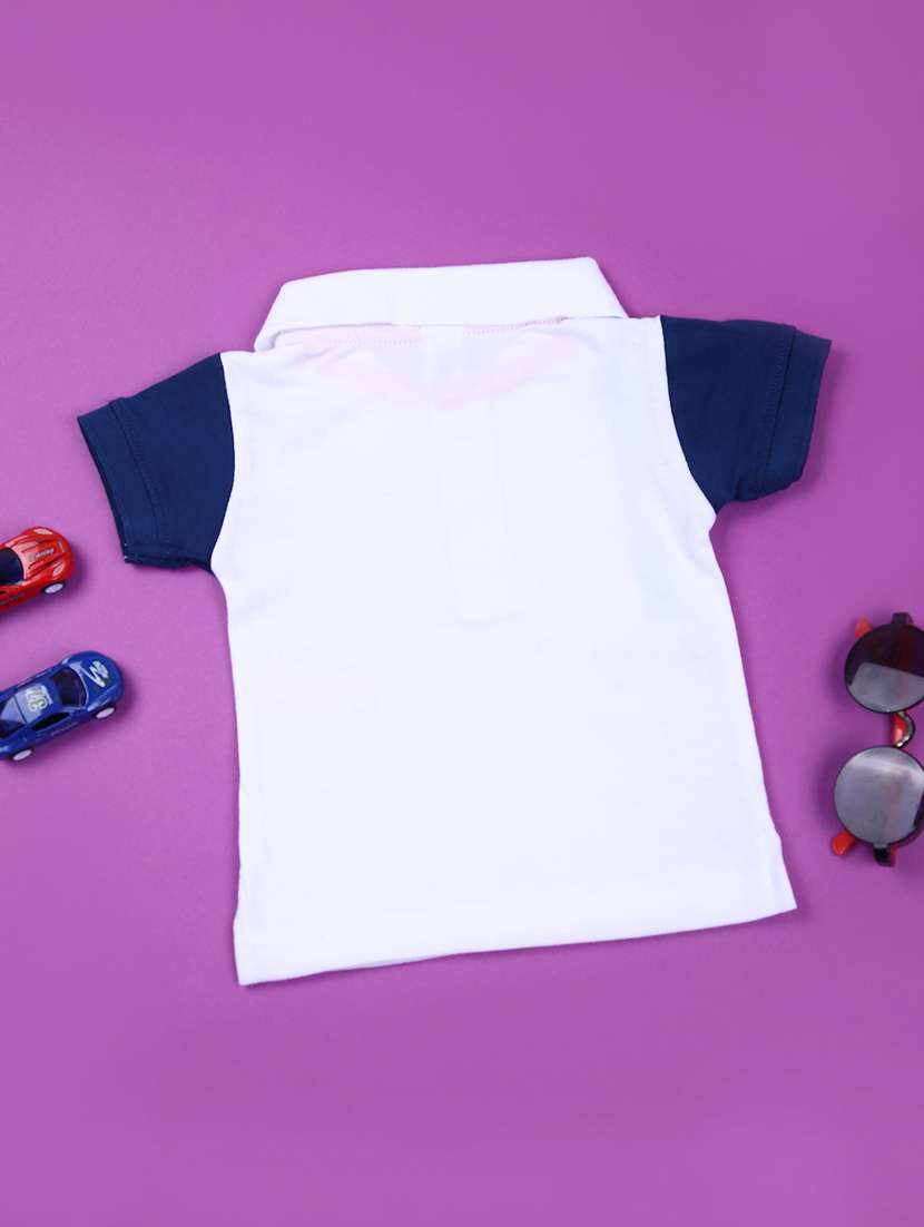 boys printed short sleeves polo t-shirt - 21794767 - Standard Image - 1