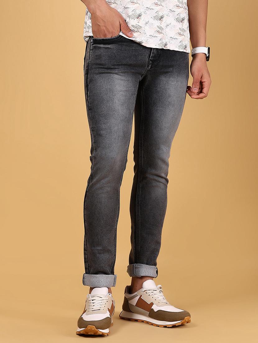 men solid mid rise skinny fit jean - 21795018 - Standard Image - 1