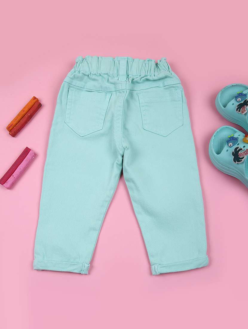 boys solid mid rise relaxed fit jeans - 21795250 -  Standard Image - 1