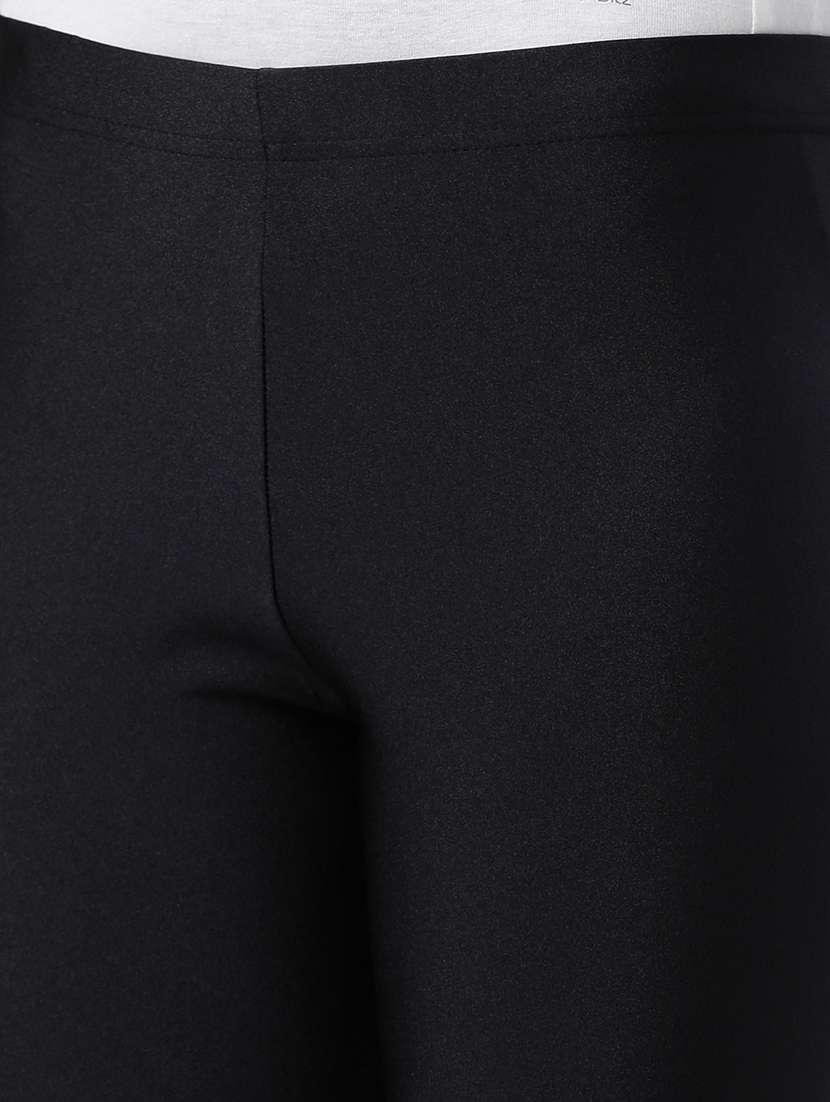 women solid ankle length leggings - 21796195 -  Standard Image - 1