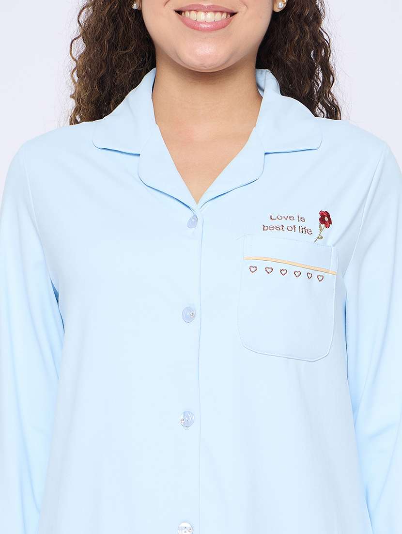 women long sleeves nightwear pyjama set - 21796523 -  Standard Image - 4