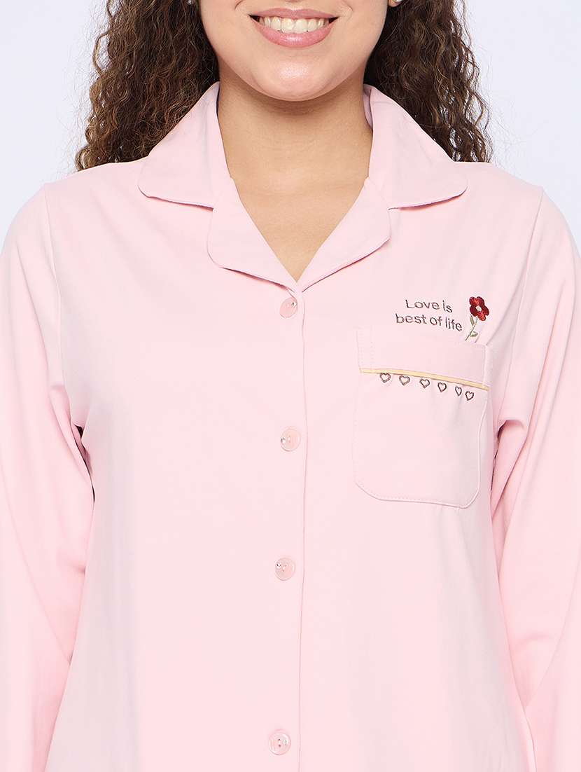 women long sleeves nightwear pyjama set - 21796524 -  Standard Image - 4