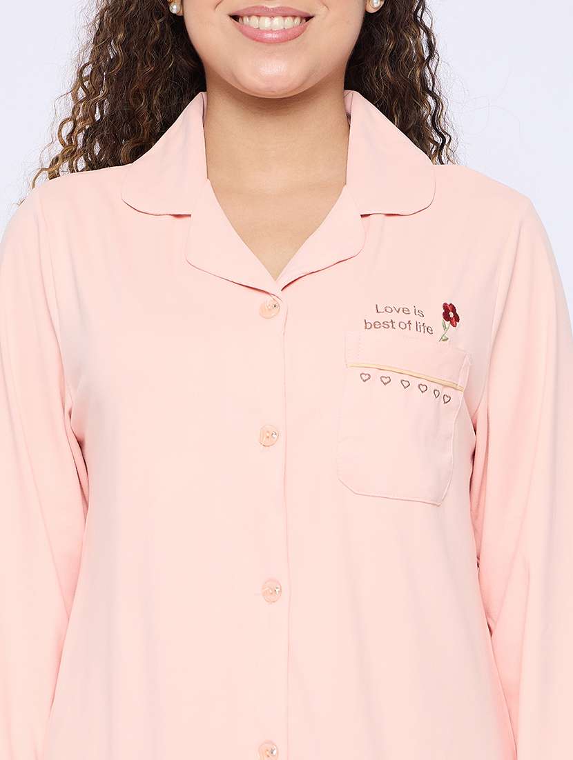 women long sleeves nightwear pyjama set - 21796525 -  Standard Image - 4